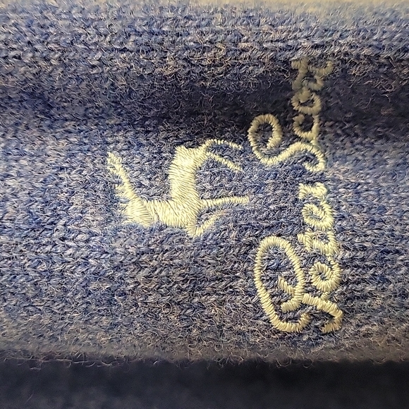 Peter Scott Pure Wool 1/4-zip Sweater - Blue - EU 44 - Picture 8 of 16